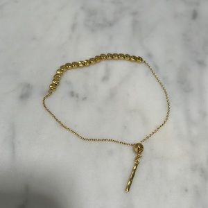 Gorjana adjustable gold bracelet